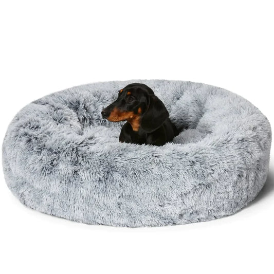 Paws Comfort Bed – Plush Calming Dog Bed for Stress Relief & Relaxation